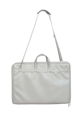 BBack Deri Proje Resim Çantası 40x55 cm. PASTEL GRİ