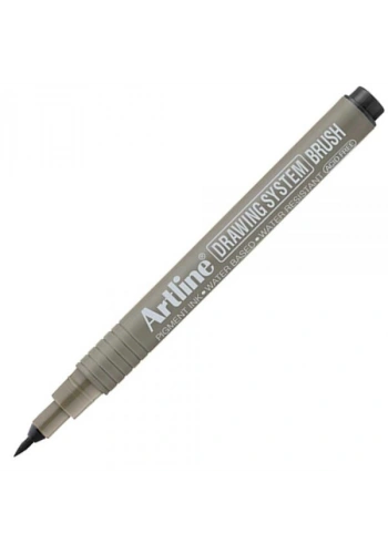 Artline Drawing System Brush Pen Fırça Uçlu Çizim Kalemi Siyah
