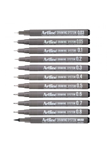 Artline Drawing System Teknik Çizim Kalemi Seti 11li