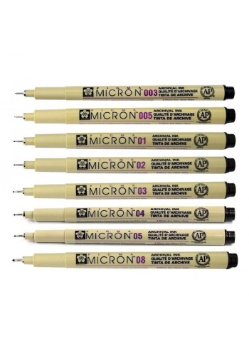 Sakura Pigma Micron Çizim Kalemi Seti 8li