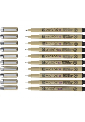 Sakura Pigma Micron Çizim Kalemi Seti 10lu