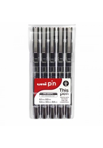 Uni Pin Teknik Çizim Kalemi Seti 5li