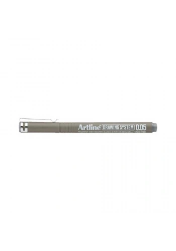 Artline Drawing System Teknik Çizim Kalemi 0.05 mm. Grey