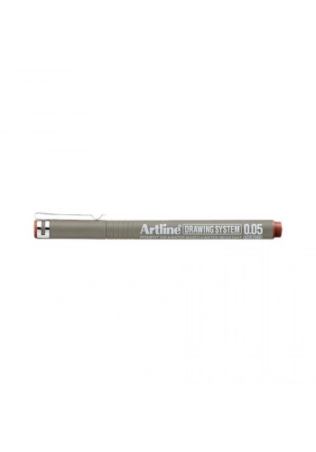 Artline Drawing System Teknik Çizim Kalemi 0.05 mm. Sepia