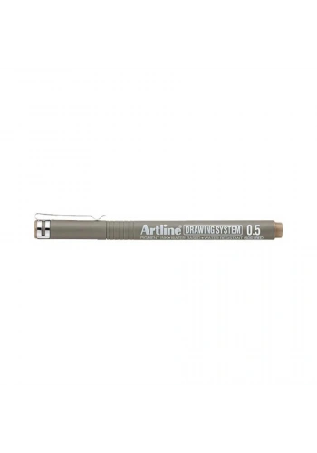 Artline Drawing System Teknik Çizim Kalemi 0.5 mm. Pale Brown
