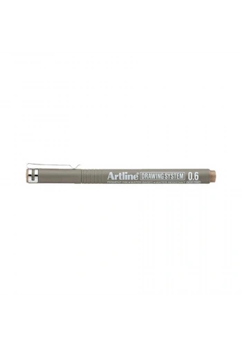 Artline Drawing System Teknik Çizim Kalemi 0.6 mm. Pale Brown