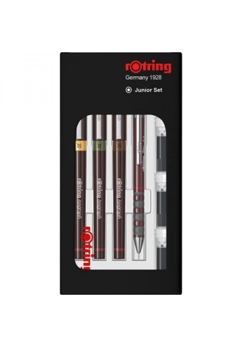 Rotring Isograph Rapido Kalemi Seti Junior Set (0.2-0.3-0.5 mm.) + 0.5 Tikky Versatil Kalem