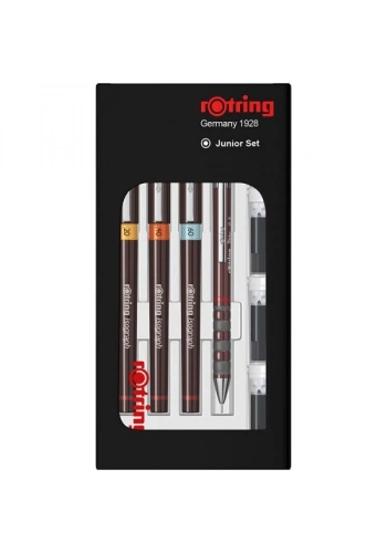 Rotring Isograph Rapido Kalemi Seti Junior Set (0.2-0.4-0.6 mm.) + 0.5 Tikky Versatil Kalem