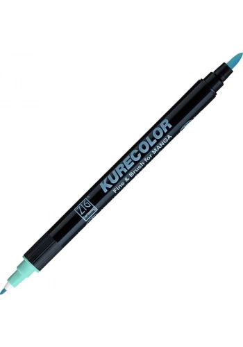 Zig Kurecolor Fine & Brush for MANGA Marker Çizim Kalemi 302 Light Blue