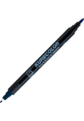 Zig Kurecolor Fine & Brush for MANGA Marker Çizim Kalemi 339 Peacock Blue