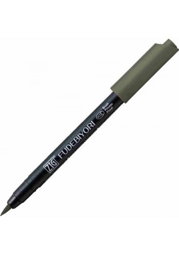 Zig Fudebiyori Brush Pen Fırça Uçlu Kalem 94 GRAY BROWN