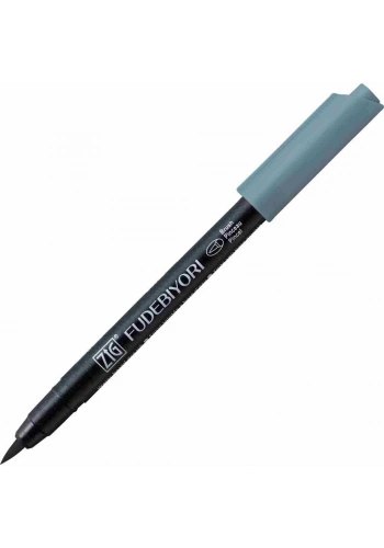 Zig Fudebiyori Brush Pen Fırça Uçlu Kalem 92 BLUE GRAY