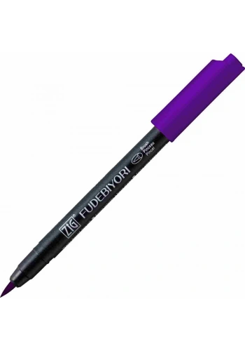 Zig Fudebiyori Brush Pen Fırça Uçlu Kalem 84 DEEP VIOLET