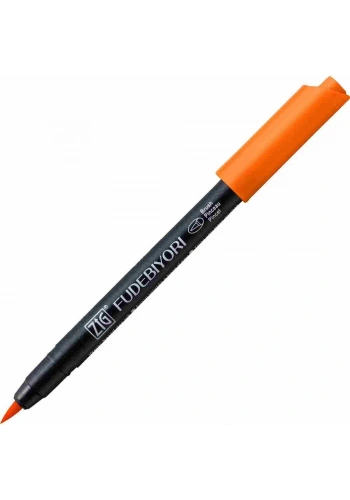 Zig Fudebiyori Brush Pen Fırça Uçlu Kalem 70 ORANGE