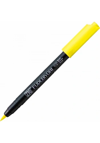 Zig Fudebiyori Brush Pen Fırça Uçlu Kalem 51 LEMON YELLOW