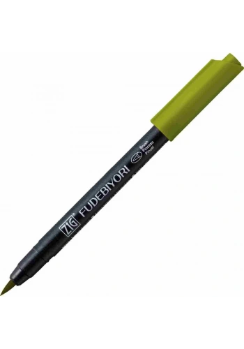 Zig Fudebiyori Brush Pen Fırça Uçlu Kalem 43 OLIVE GREEN