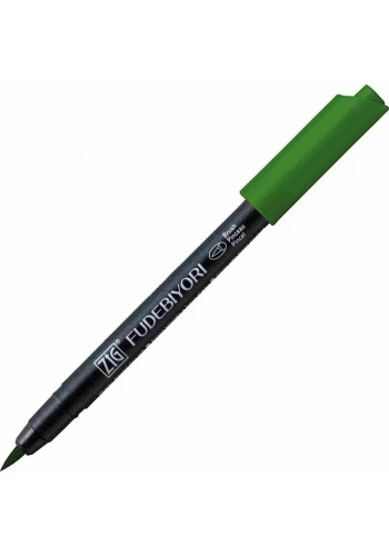 Zig Fudebiyori Brush Pen Fırça Uçlu Kalem 44 DEEP GREEN
