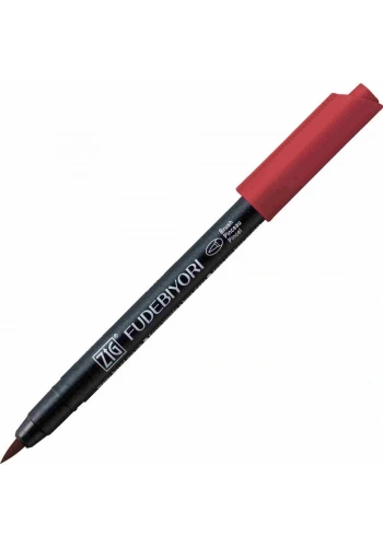 Zig Fudebiyori Brush Pen Fırça Uçlu Kalem 260 DEEP RED