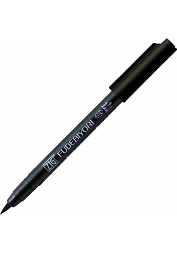 Zig Fudebiyori Brush Pen Fırça Uçlu Kalem 10 BLACK