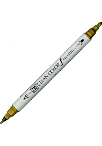 Zig Clean Color f Çift Uçlu Kalem 101 Metallic Gold
