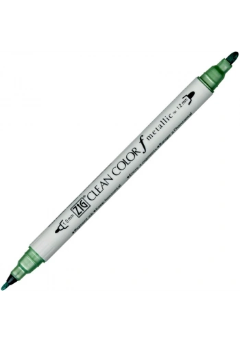 Zig Clean Color f Çift Uçlu Kalem 121 Metallic Green