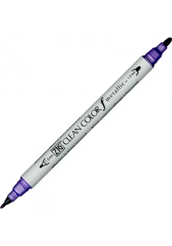 Zig Clean Color f Çift Uçlu Kalem 124 Metallic Violet