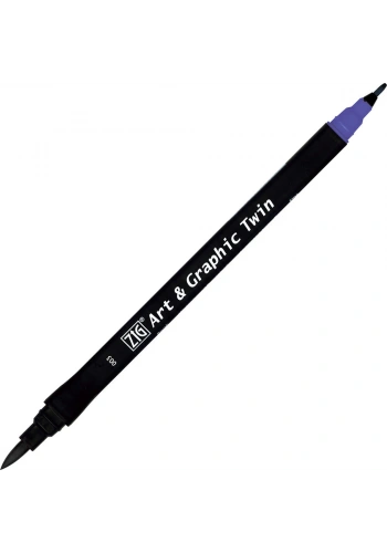 Zig Art & Graphic Twin Marker Çizim Kalemi 3 Blue