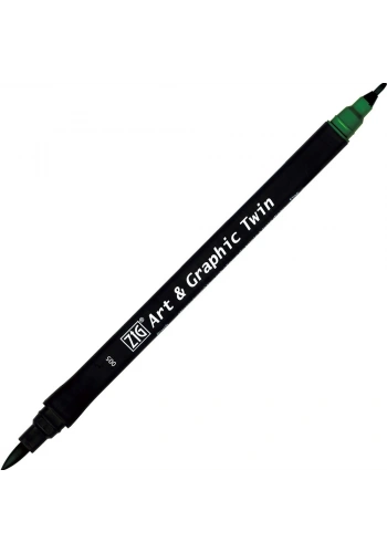 Zig Art & Graphic Twin Marker Çizim Kalemi 5 Green