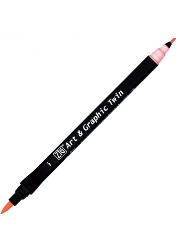 Zig Art & Graphic Twin Marker Çizim Kalemi 21 Light Carmine