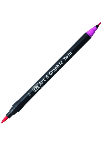 Zig Art & Graphic Twin Marker Çizim Kalemi 20 Magenta