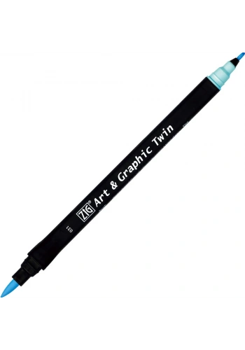 Zig Art & Graphic Twin Marker Çizim Kalemi 31 Glacier Blue