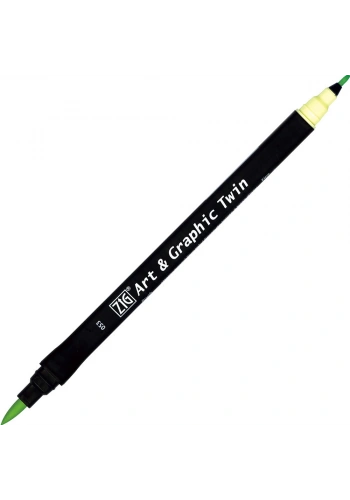 Zig Art & Graphic Twin Marker Çizim Kalemi 53 Lime Green