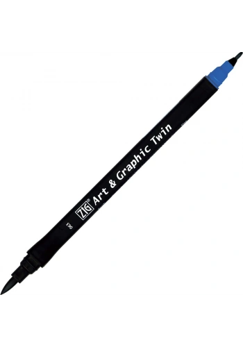 Zig Art & Graphic Twin Marker Çizim Kalemi 63 Delft Blue