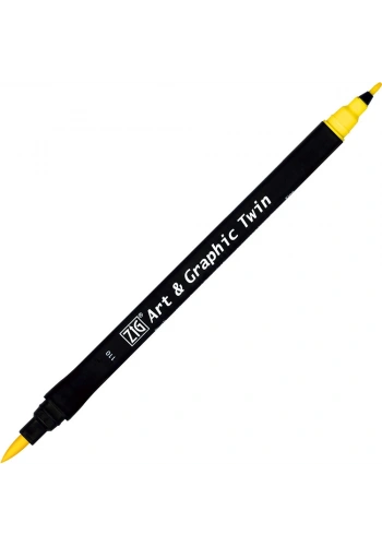 Zig Art & Graphic Twin Marker Çizim Kalemi 110 Bright Yellow