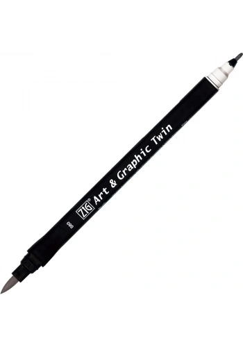 Zig Art & Graphic Twin Marker Çizim Kalemi 80 Cool Grey 5