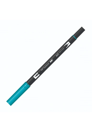 Tombow Dual Brush Pen Grafik Çizim Kalemi 443 Turquoise
