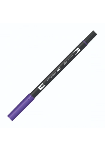 Tombow Dual Brush Pen Grafik Çizim Kalemi 606 Violet