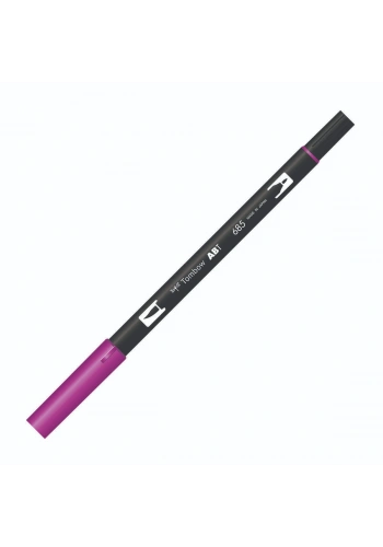 Tombow Dual Brush Pen Grafik Çizim Kalemi 685 Deep Magenta