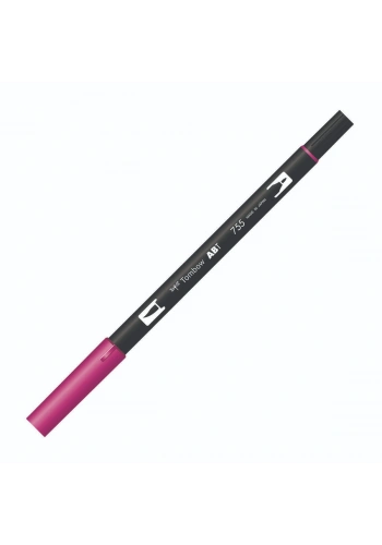 Tombow Dual Brush Pen Grafik Çizim Kalemi 755 Rubine Red