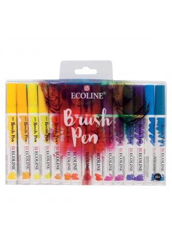 Talens Ecoline Brush Pen Fırça Uçlu Kalem Seti 30 Renk