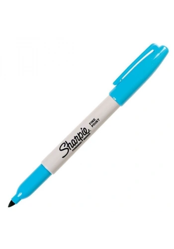 Sharpie Permanent Marker Kalem Fine Uç TURKUAZ MAVİ