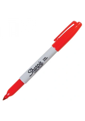 Sharpie Permanent Marker Kalem Fine Uç KIRMIZI