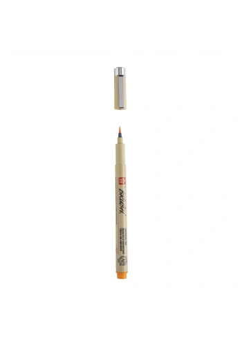 Sakura Pigma Brush Pen Fırça Uçlu Çizim Kalemi ORANGE (TURUNCU)
