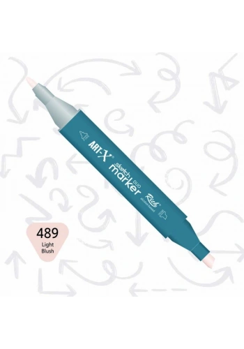 Rich Art-X Sketch Marker Duo Çift Uçlu Marker Kalem 489 Light Blush
