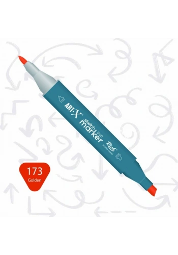 Rich Art-X Sketch Marker Duo Çift Uçlu Marker Kalem 173 Golden