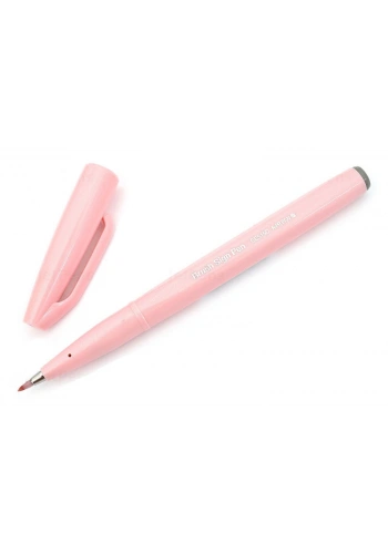 Pentel Fude Touch Brush Sign Pen Fırça Uçlu Kalem PALE PINK