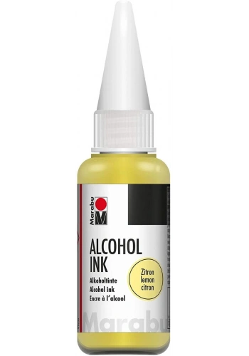 Marabu Alcohol Ink Alkol Bazlı Mürekkep 20 ml. Lemon Yellow