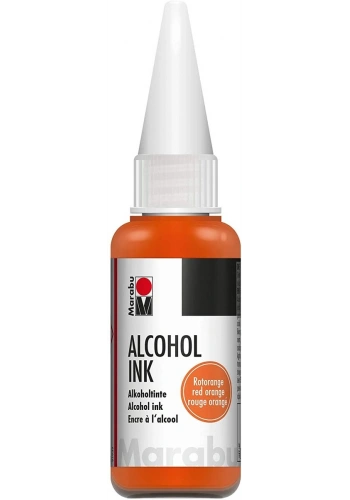 Marabu Alcohol Ink Alkol Bazlı Mürekkep 20 ml. Red Orange