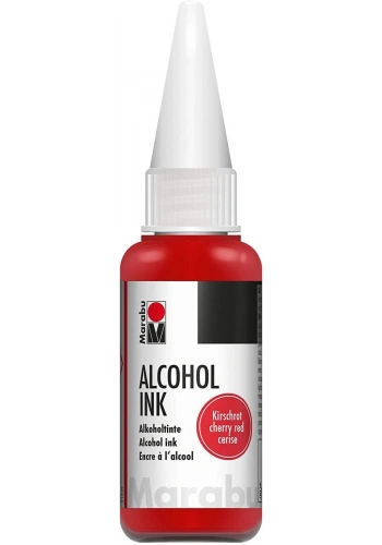 Marabu Alcohol Ink Alkol Bazlı Mürekkep 20 ml. Cherry Red