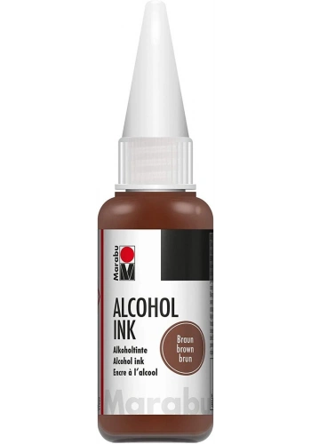 Marabu Alcohol Ink Alkol Bazlı Mürekkep 20 ml. Brown